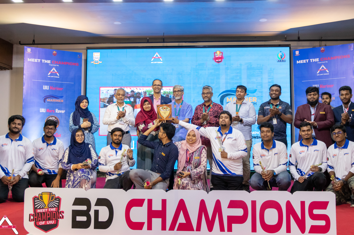 UIU MARINER at “Meet the Champions”Meet The Champions of United International University